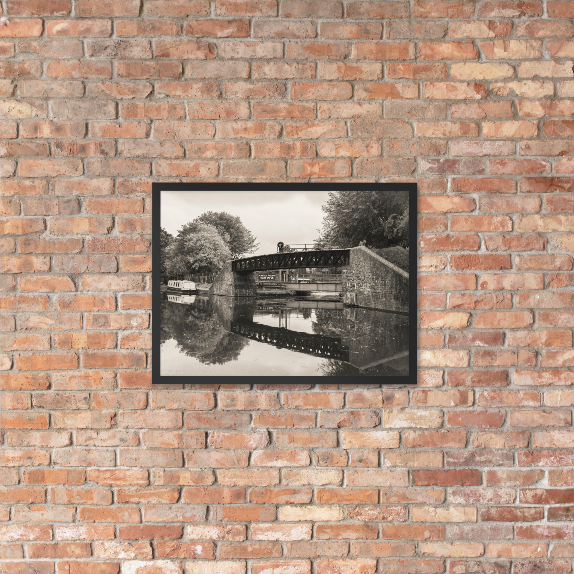 Black Country Living Canal - Fine art framed poster - Image 3
