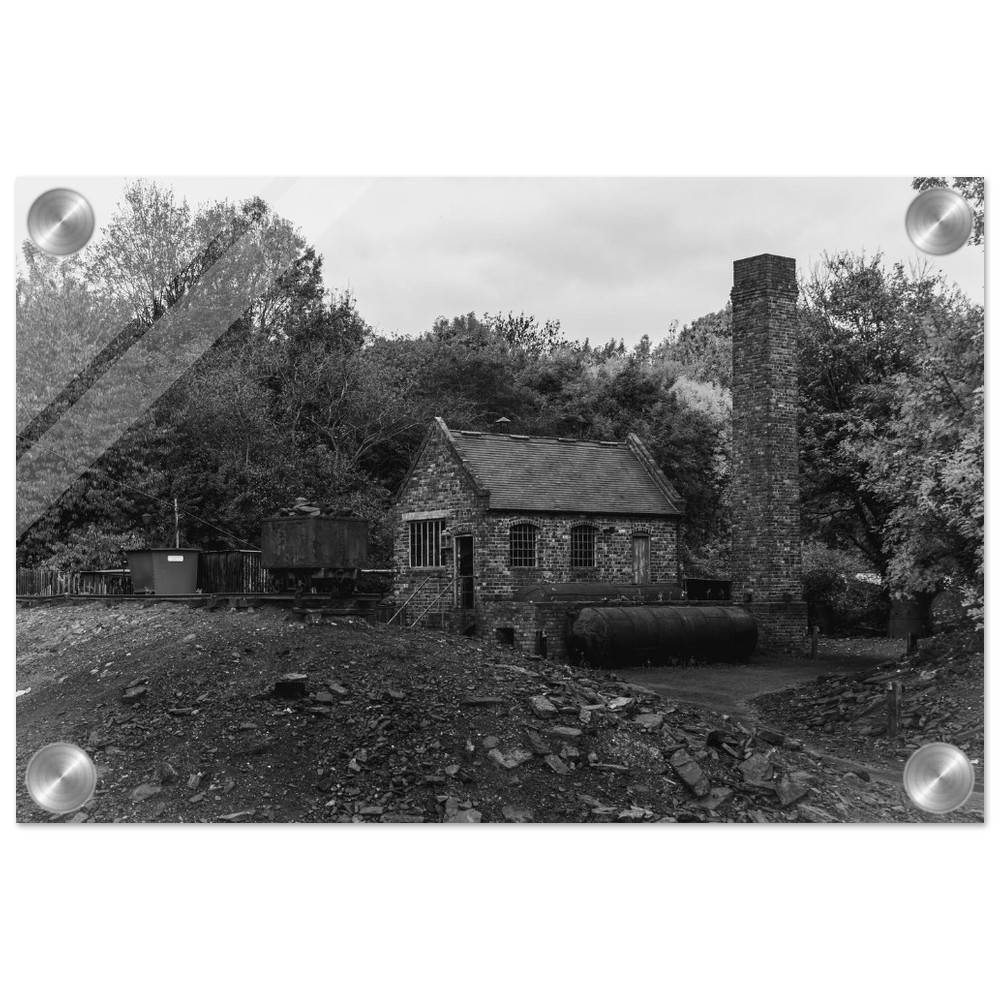 Black country living museum mine - Acrylic fine art print