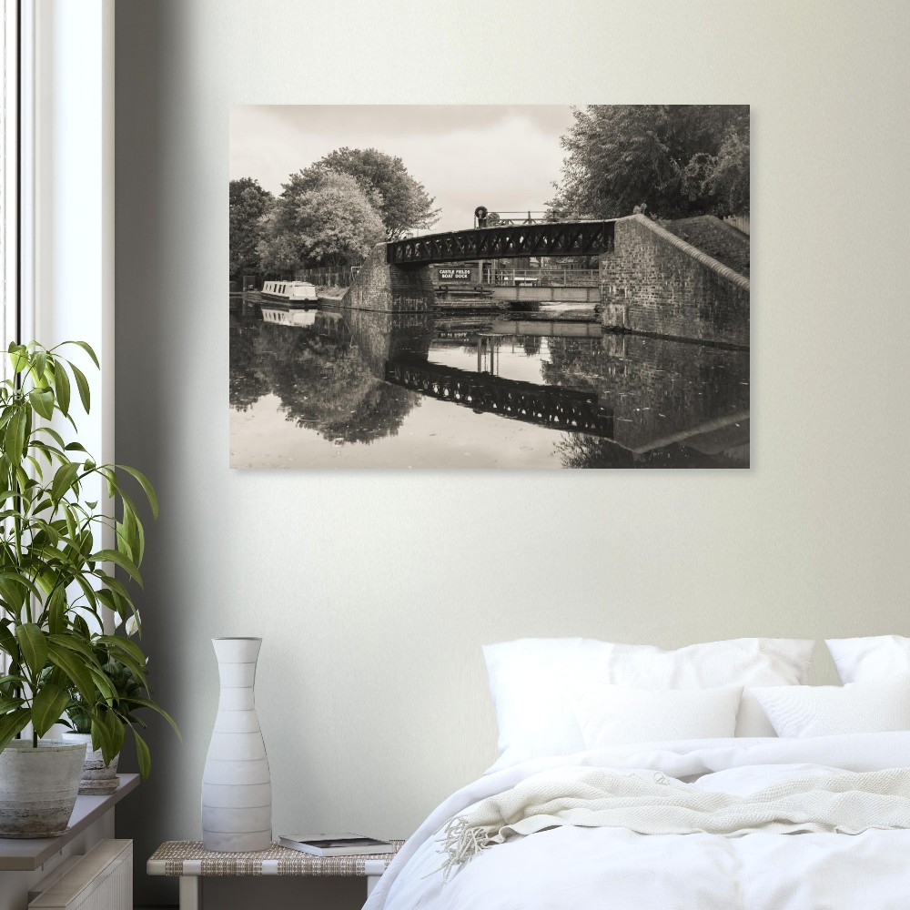 Black country living canal - Aluminum fine art print - Image 7