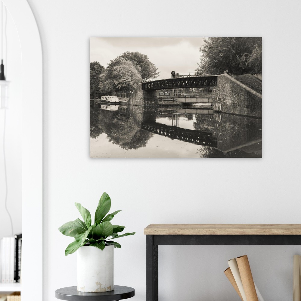 Black country living canal - Aluminum fine art print - Image 5