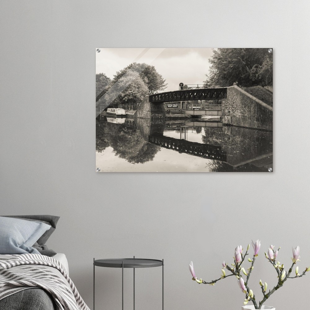 Black country living canal - Acrylic fine art print - Image 4