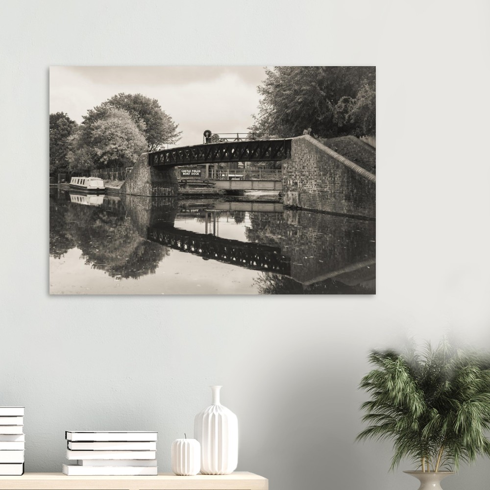 Black country living canal - Aluminum fine art print - Image 6