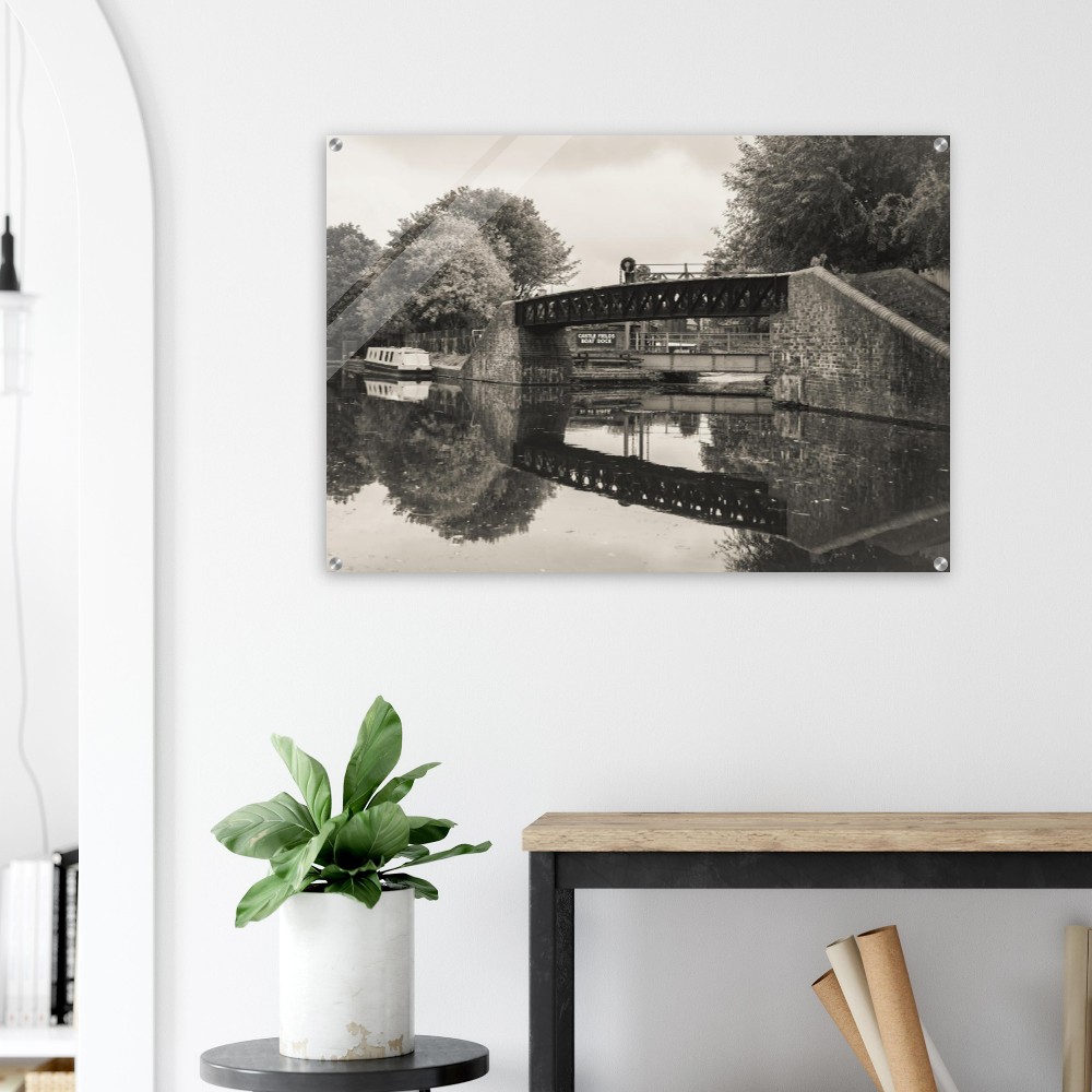 Black country living canal - Acrylic fine art print - Image 5