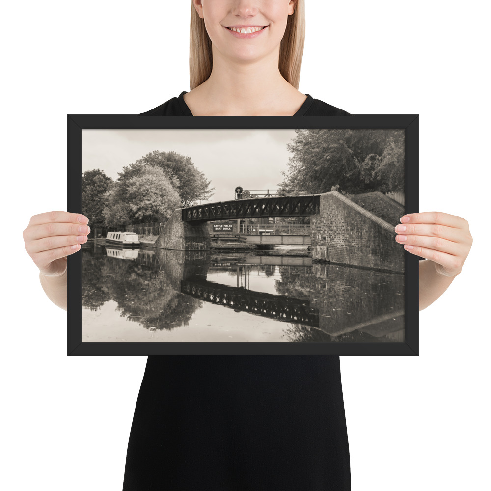 Black Country Living Canal - Fine art framed poster - Image 2