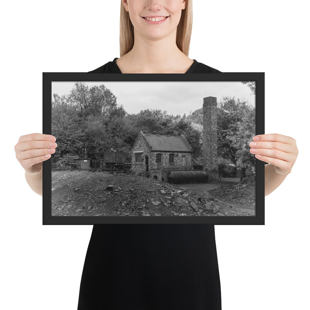 Black country museum mine - Framed fine art print - Image 2