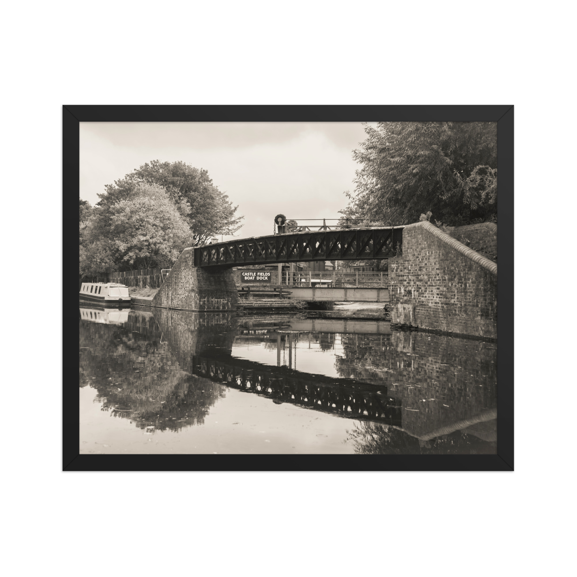 Black Country Living Canal - Fine art framed poster