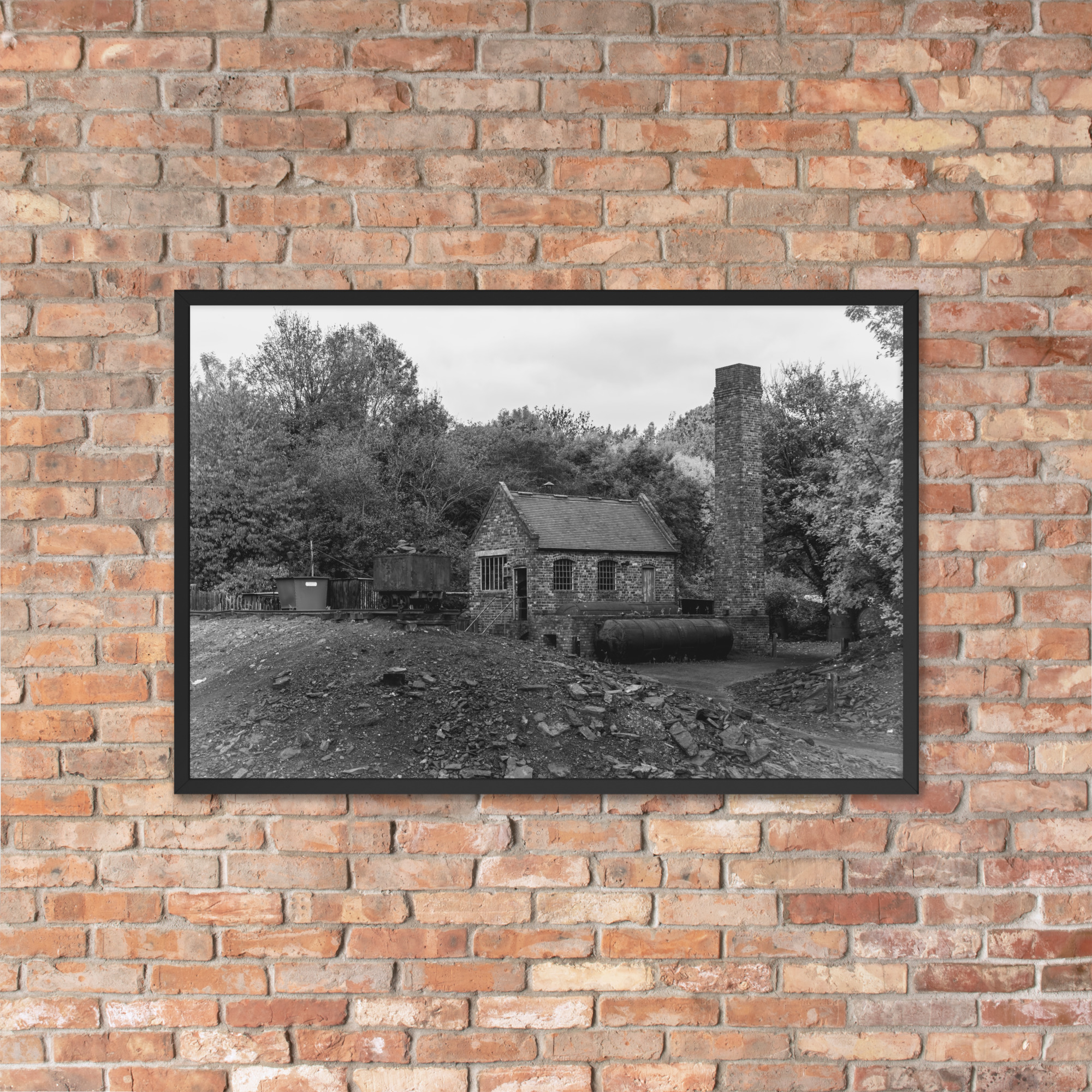 Black country museum mine - Framed fine art print - Image 3