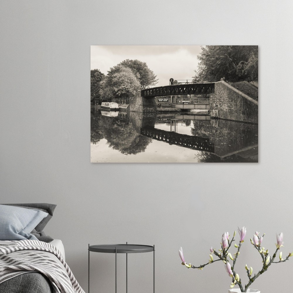 Black country living canal - Aluminum fine art print - Image 4