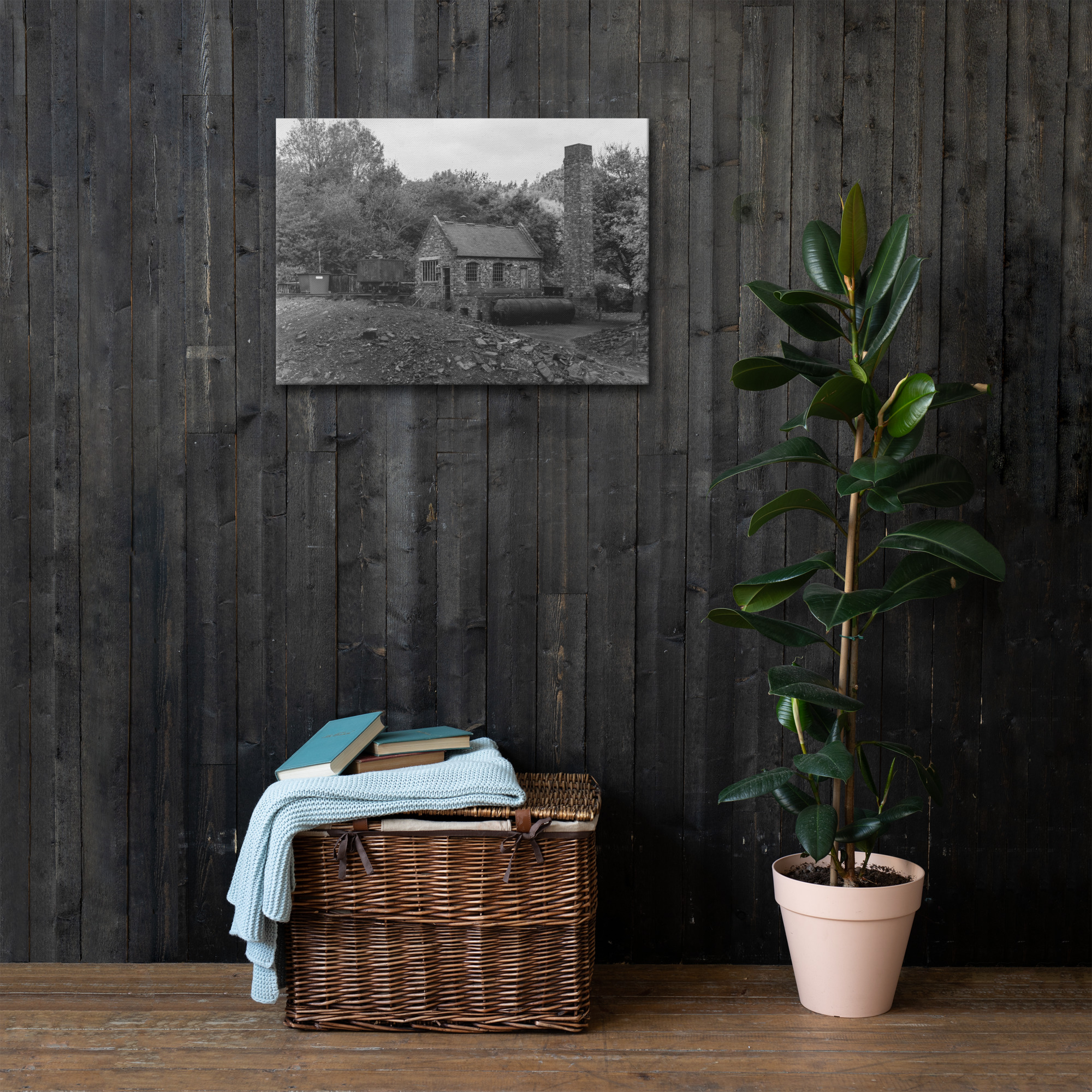 Black country museum mine - Thin canvas fine art print - Image 4