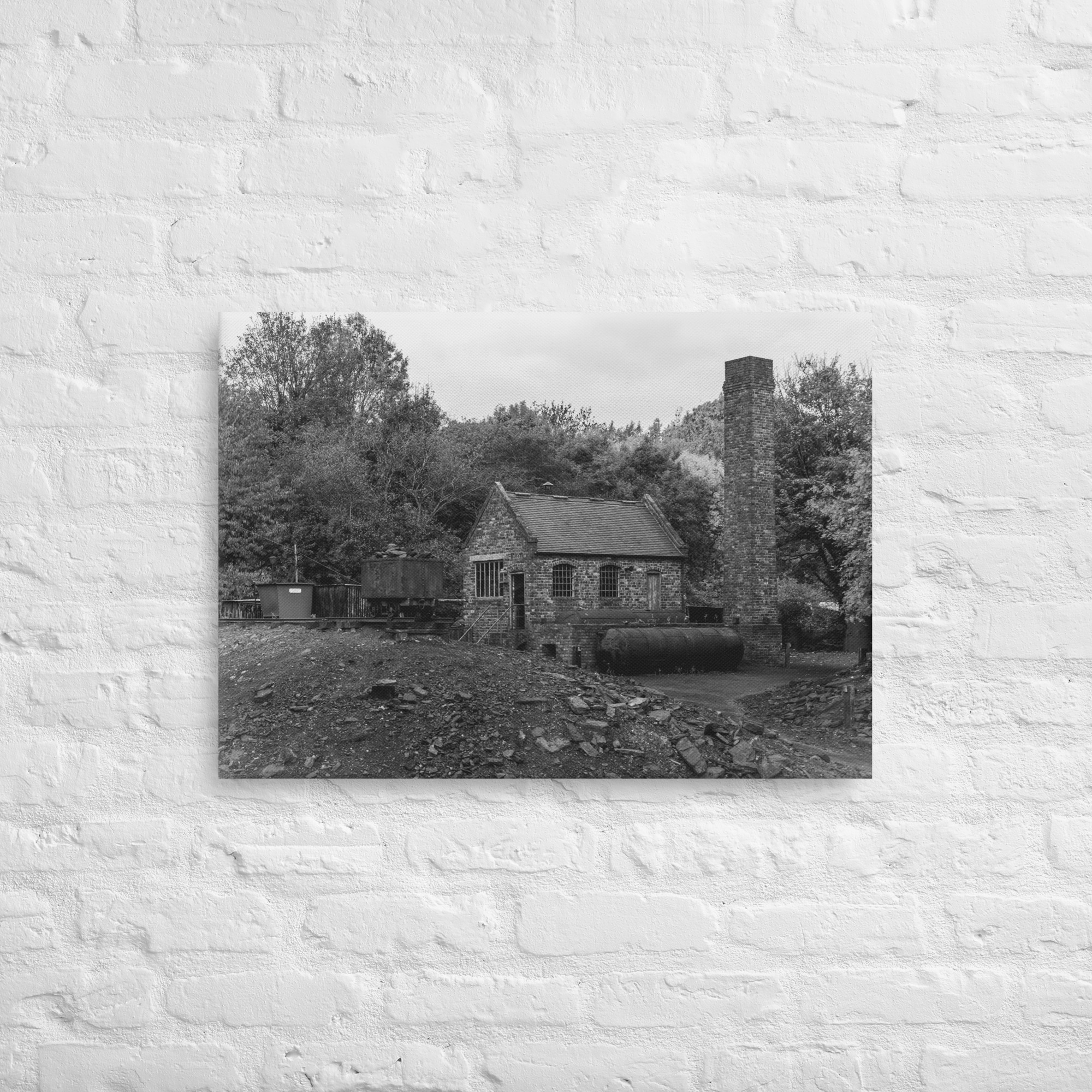 Black country museum mine - Thin canvas fine art print - Image 6