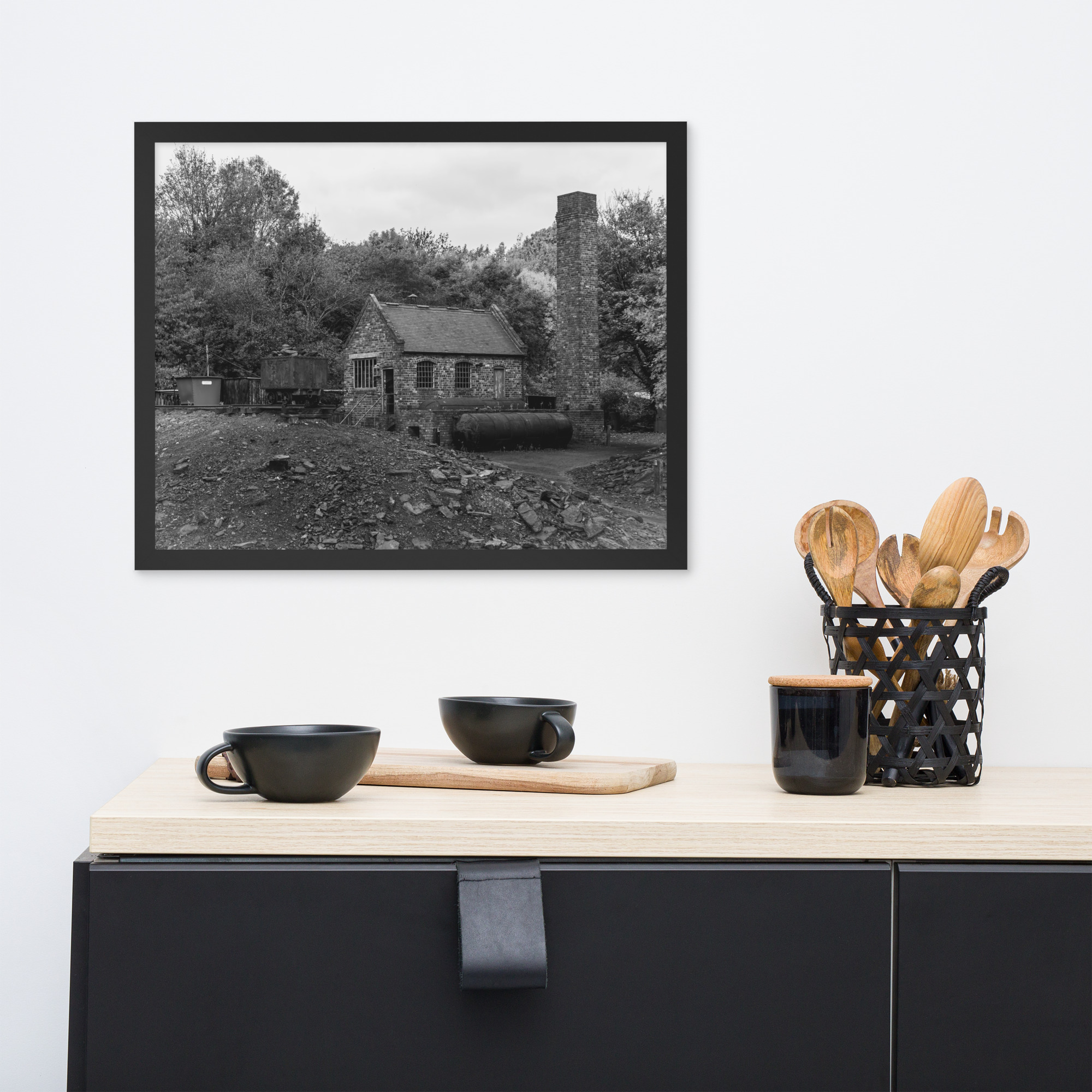 Black country museum mine - Framed fine art print - Image 8