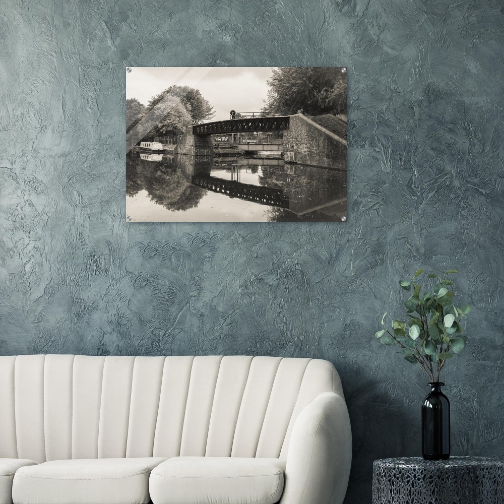 Black country living canal - Acrylic fine art print - Image 3