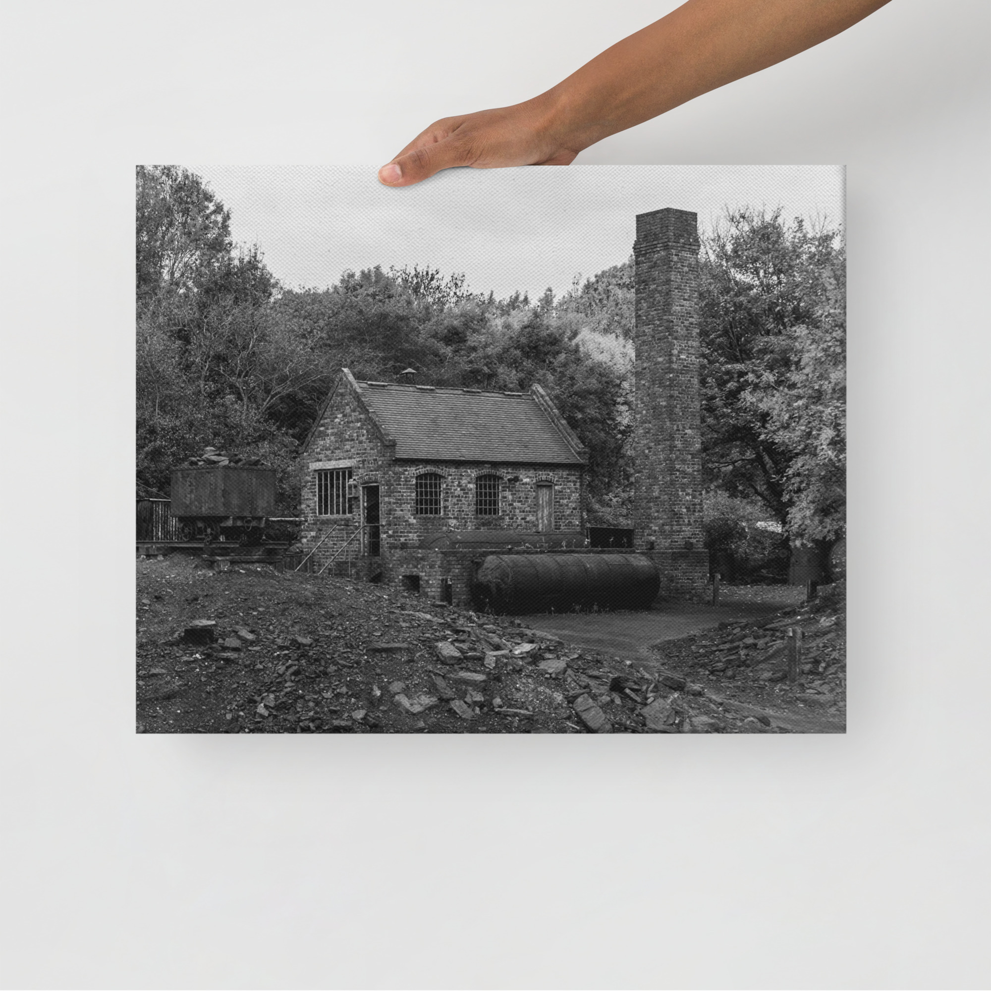 Black country museum mine - Thin canvas fine art print - Image 2