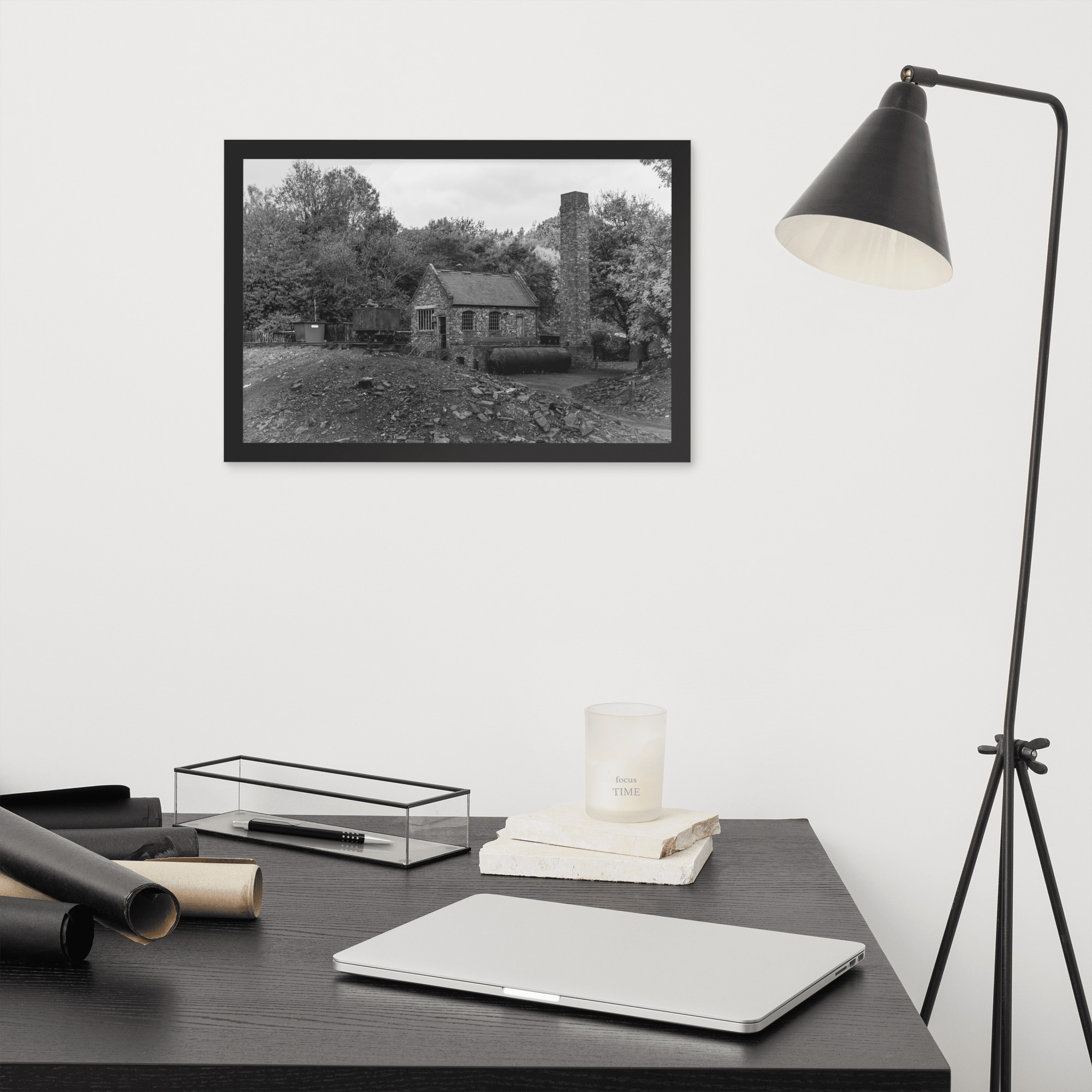 Black country museum mine - Framed fine art print - Image 11